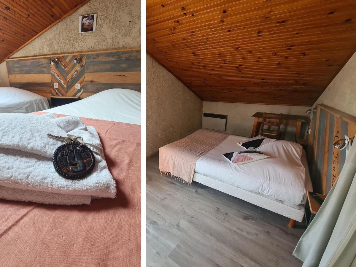 Hotel La Fontaine Saint-Martin-de-Brômes Esterno foto